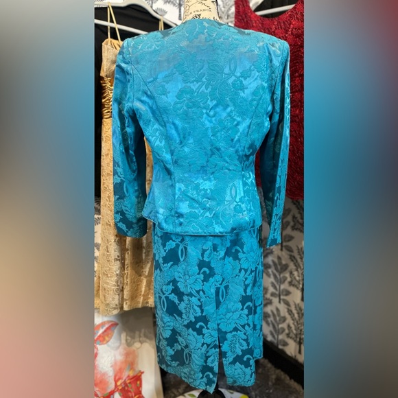 Nah nah Collection blue 2 piece dress blazer set size 10 - Picture 9 of 16